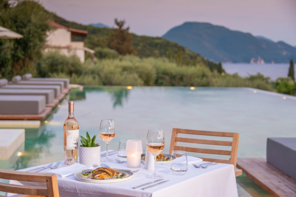 Pool dinner